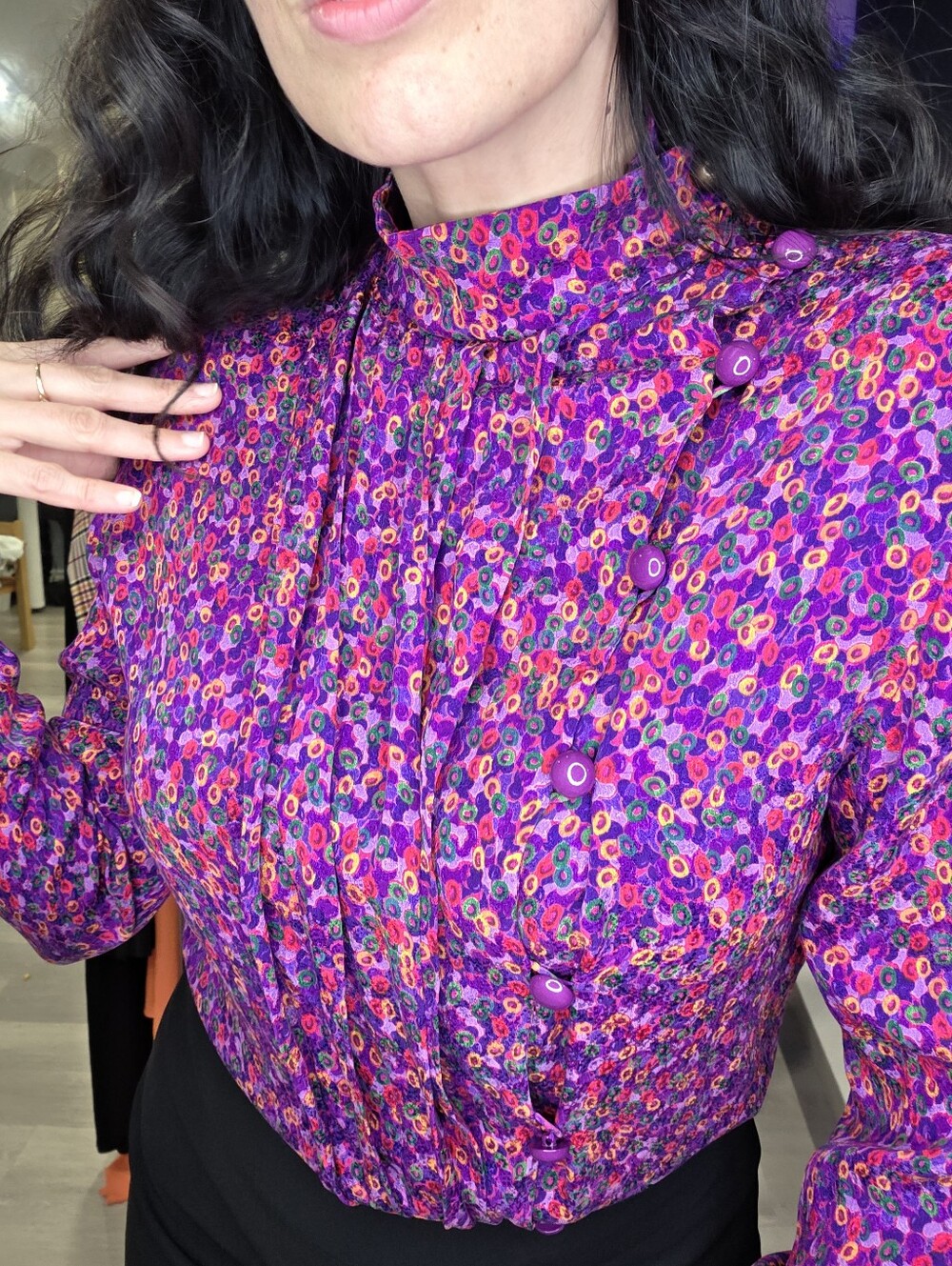 Vintage 100% Silk Lanvin FR38